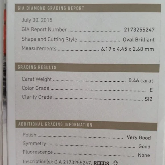 Natural Diamond Engagement Ring, 7/8CTW - Picture 4 of 5